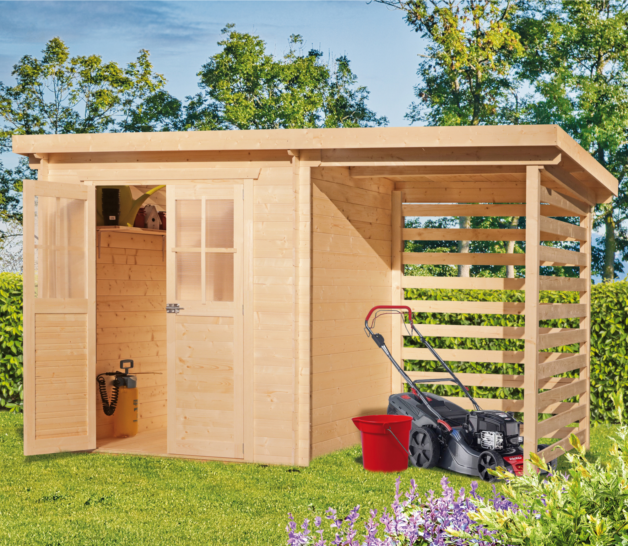 Chatka zahradní Timea s přístřeškem 18 mm BPP s.r.o.