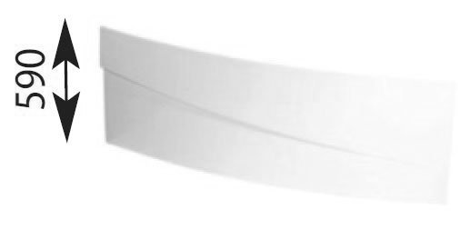 Panel čelní Polysan Evia R 160 cm POLYSAN