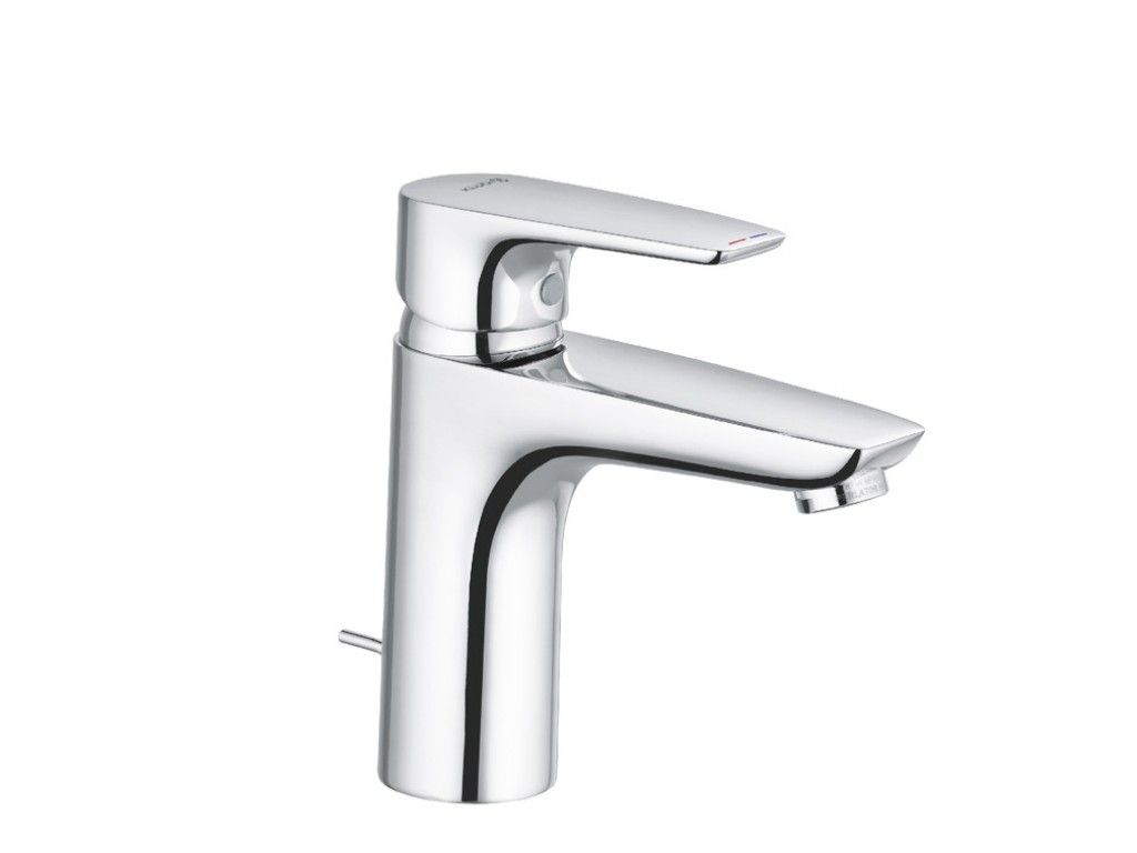 Baterie umyvadlová stojánková Kludi PURE&SOLID 342900575 100 s výpustí chrom KLUDI