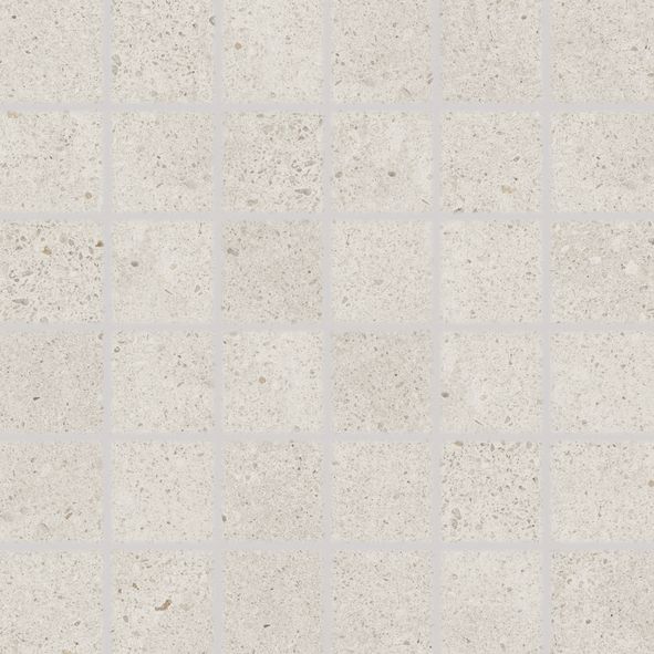 Mozaika Rako Piazzetta 5×5 cm (set 30×30 cm) slonová kost DDM06786 RAKO