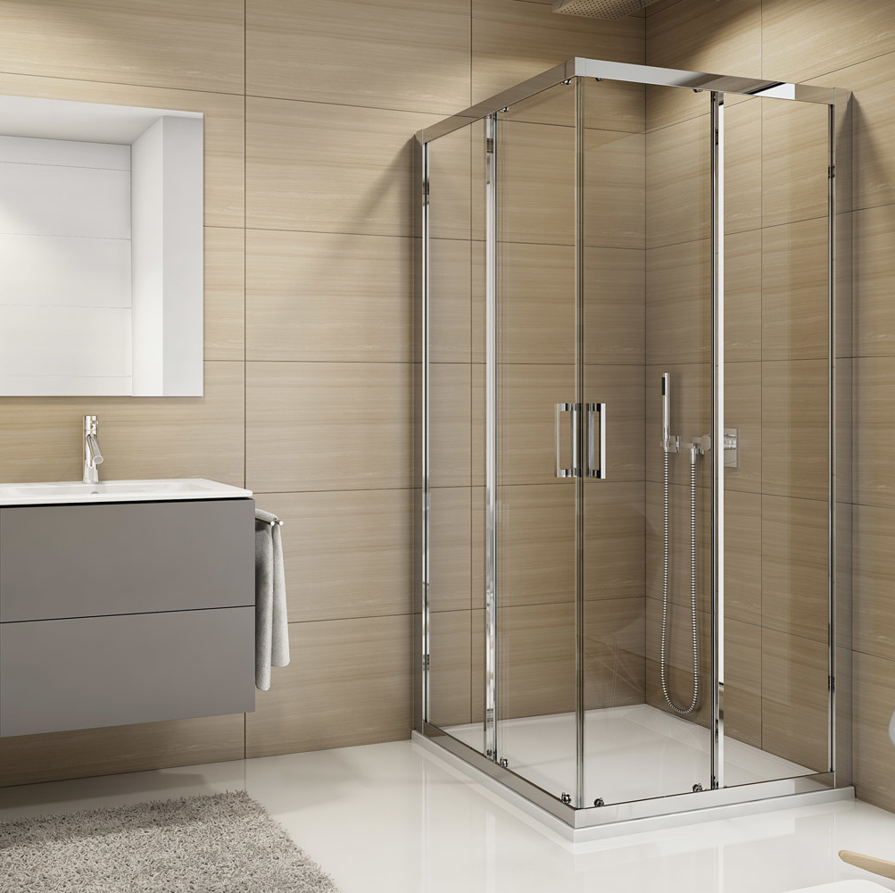 Kout sprchový čtvercový SanSwiss TOPAC 800 mm