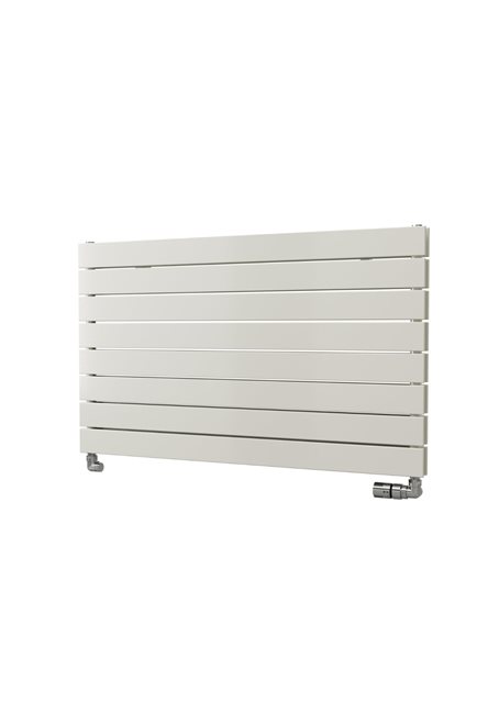 Radiátor trubkový Isan Collom Double Horizontal 1000×602 mm bílá RAL 9016 ISAN