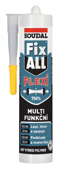 Tmel lepicí Soudal FIX ALL FLEXI hnědý 290 ml Soudal