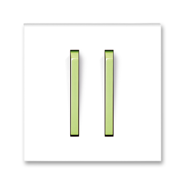 Kryt spínač dvojitý ABB Neo bílá