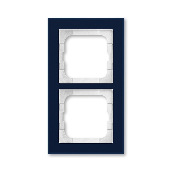 Rámeček ABB Busch-axcent dvojnásobný sklo fialové ABB