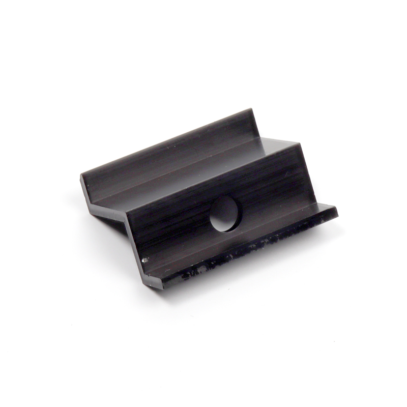 Úchyt krajní KU 41 elox černý Wintech