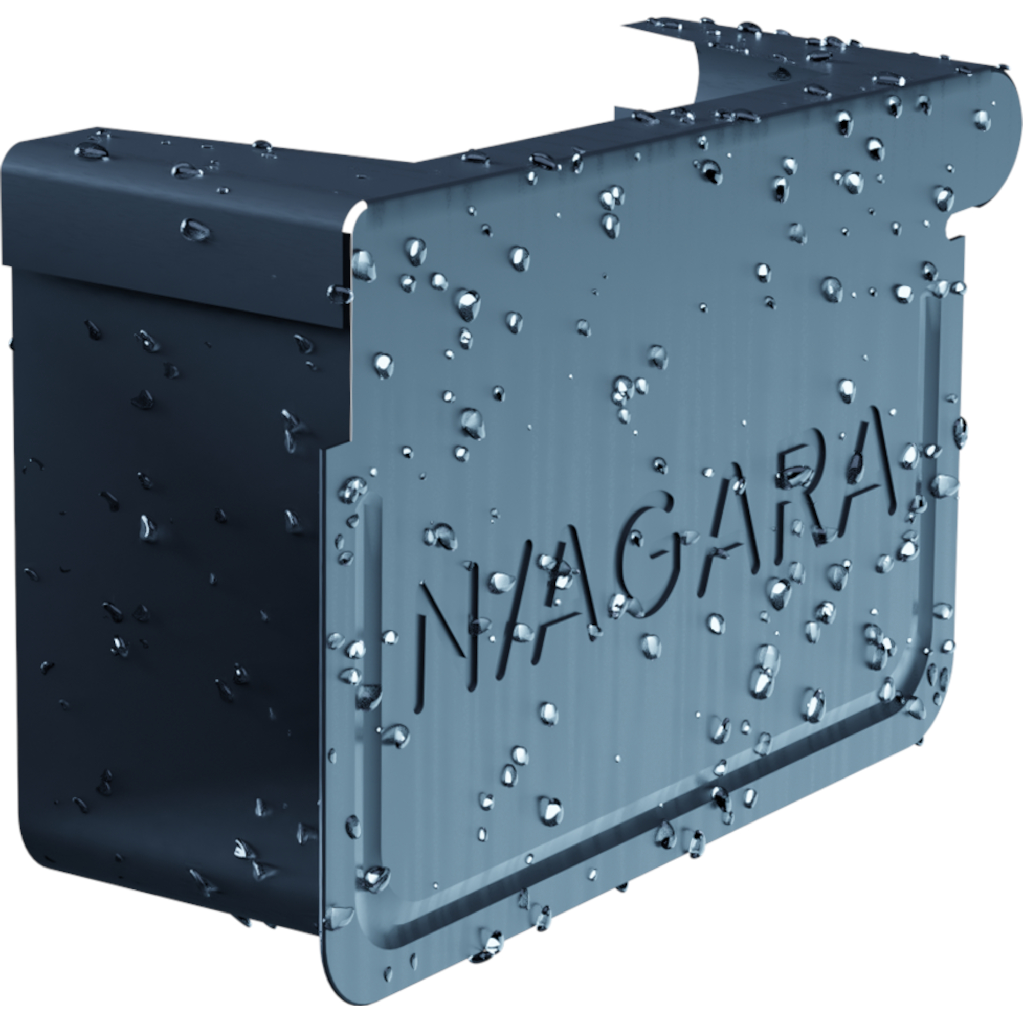 Čelo žlabové levé SATJAM Kwadra C 125 antracitová SATJAM