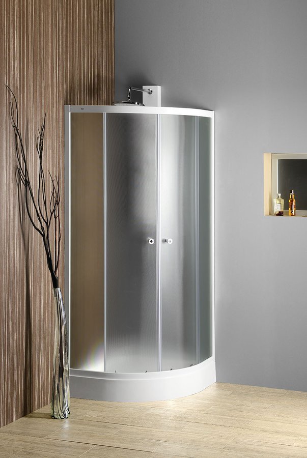 Kout sprchový Aqualine Arlen BTR800 800×800 mm bílá/brick sklo R550 AQUALINE