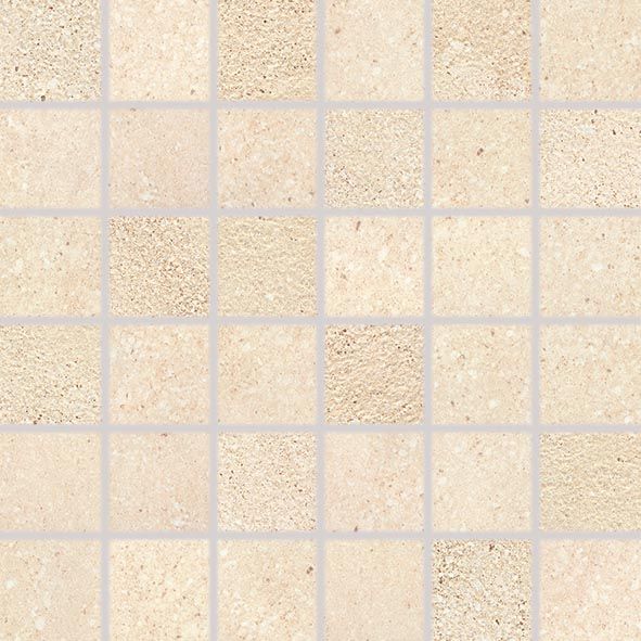 Mozaika Rako Stones 5×5 cm (set 30×30 cm) béžová DDM06668 RAKO