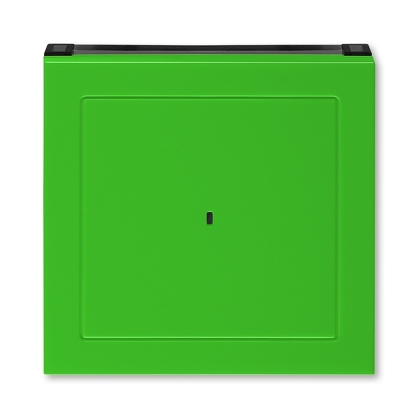 Kryt spínač kartový s průzorem ABB Levit zelená