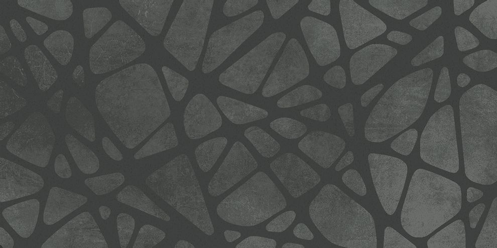 Obklad Rako Extra 30×60 cm černá (se vzorem) WARVK836