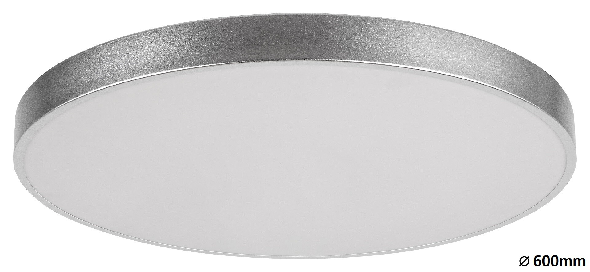 Svítidlo LED s dálkovým ovládáním Rabalux Tesia 60 W stříbrná