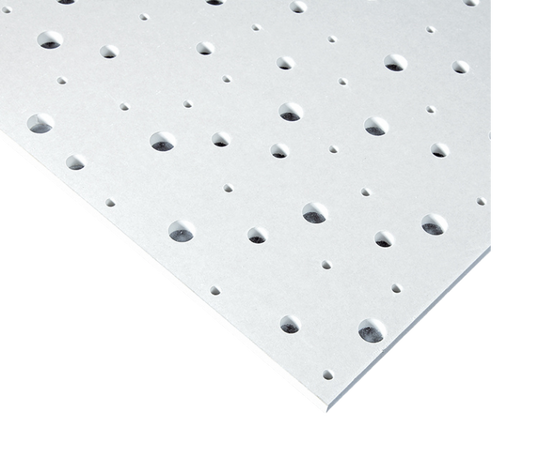 Deska perforovaná Rigips Rigiton RL 8-15-20 1 200×2 000 mm bílá