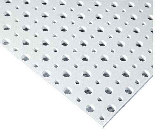 Deska perforovaná Rigips Rigiton RL 12-20-66 1 188×1 980 mm bílá
