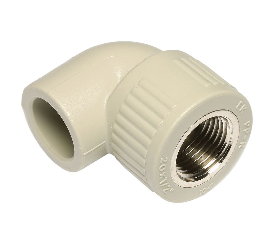 Koleno s kovovým závitem Wavin PP-R 20×3/4" vnitřní