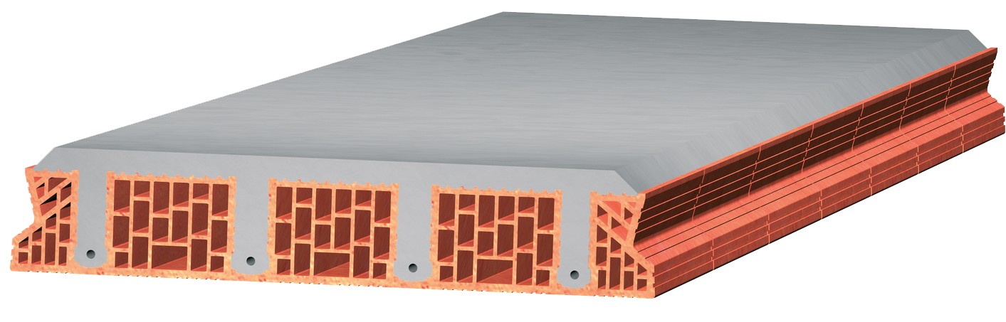 Panel stropní Heluz 700×230×5250 mm HELUZ