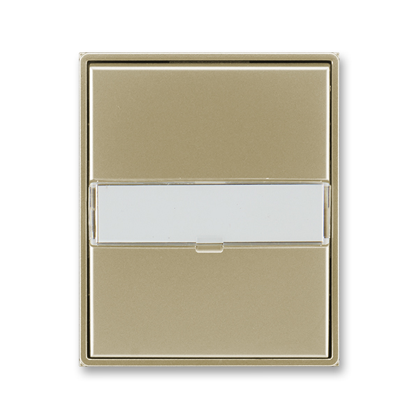 Kryt spínač jednoduchý s popisovým polem ABB Time šampaňská ABB