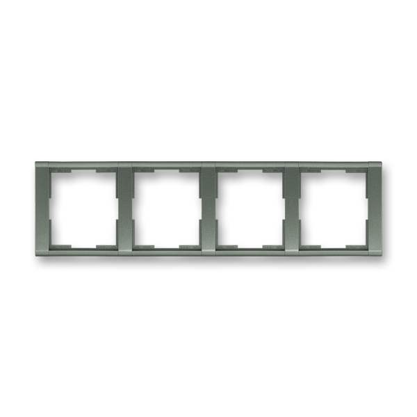 ROZBALENO - Rámeček ABB Time čtyřnásobný horizontální antracitová