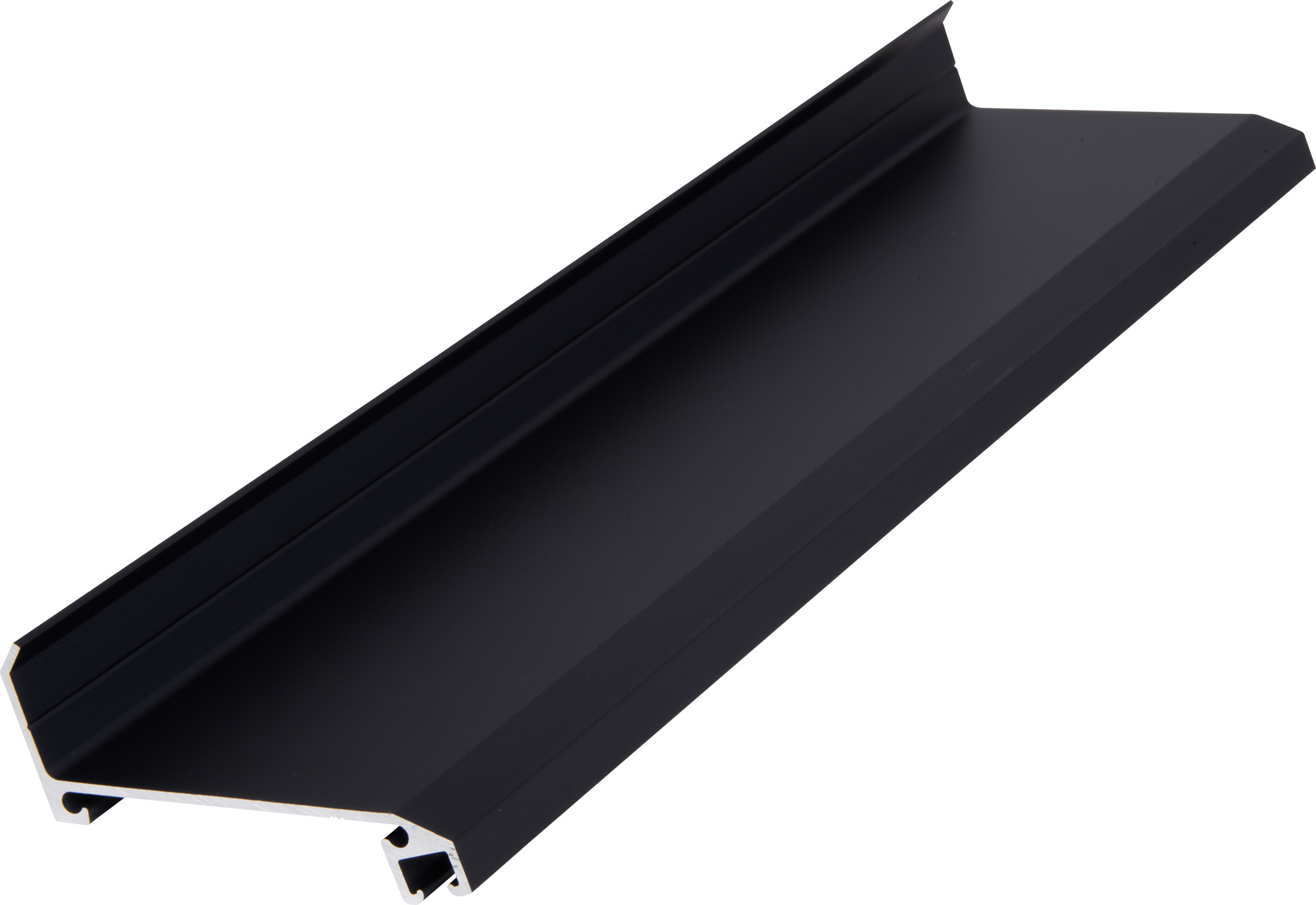 Profil stěnový hliníkový elox antracit délka 6