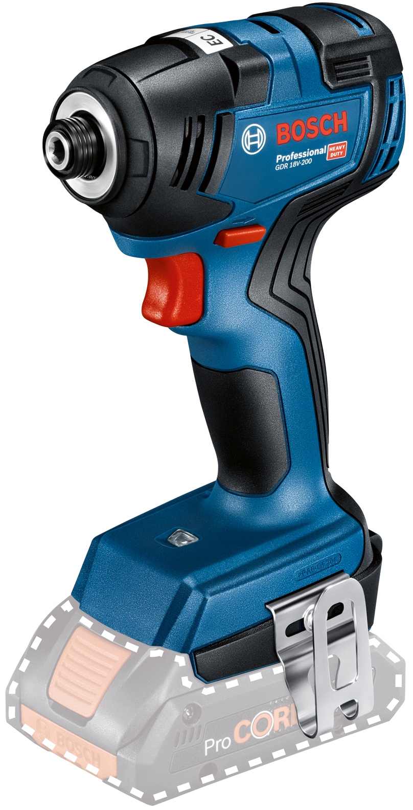 Utahovák rázový AKU Bosch GDR 18V-200 (bez AKU) Bosch