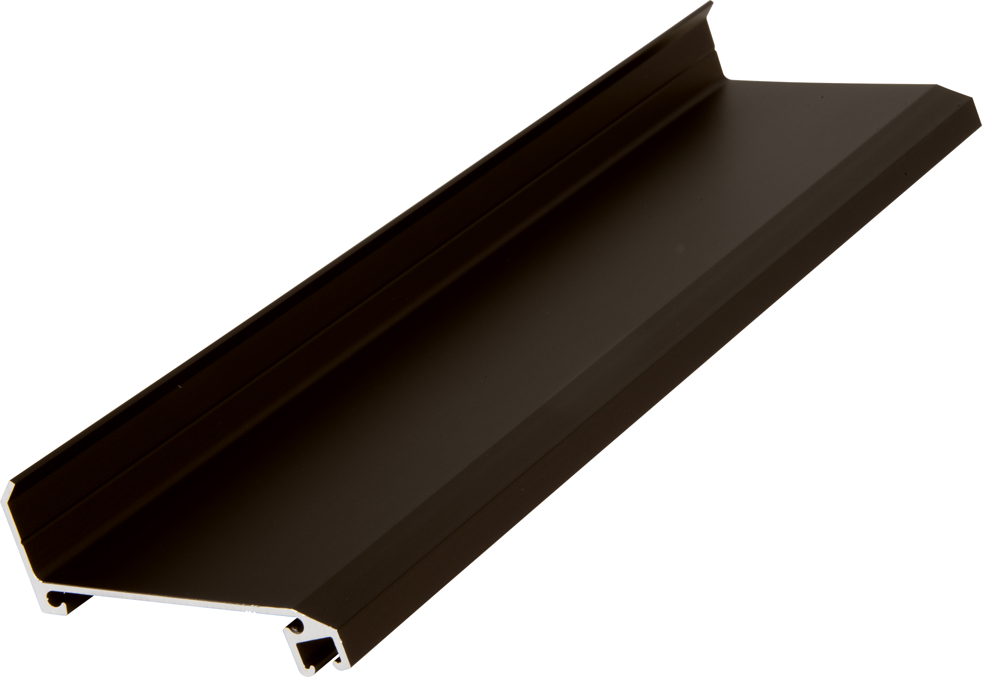 Profil stěnový hliníkový elox bronz délka 6