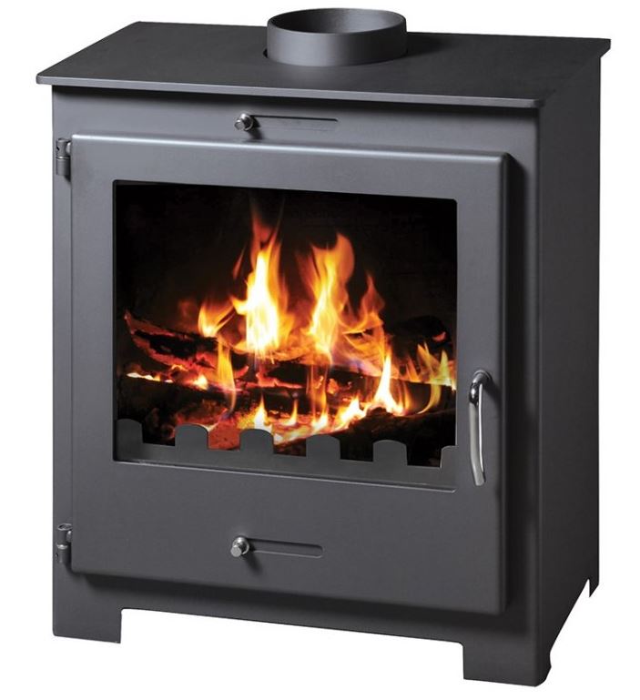 Kamna krbová Victoria Nero Lux grafitově šedá VICTORIA