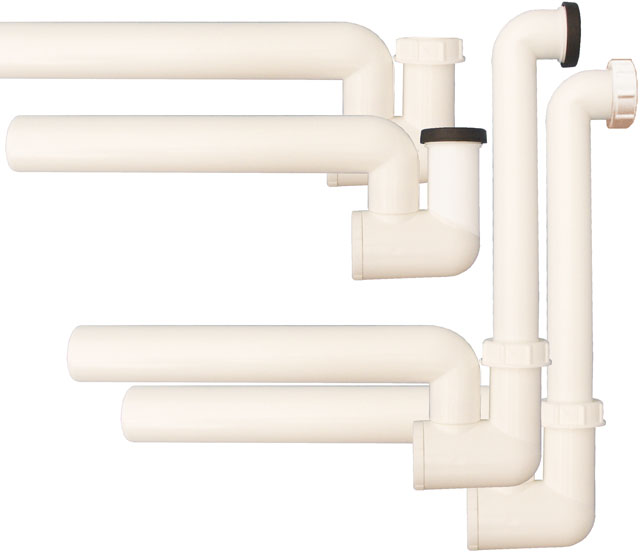 Sifon pro odkapávající kondenzát HL136N s přídavnou mechanickou zápachovou uzávěrkou