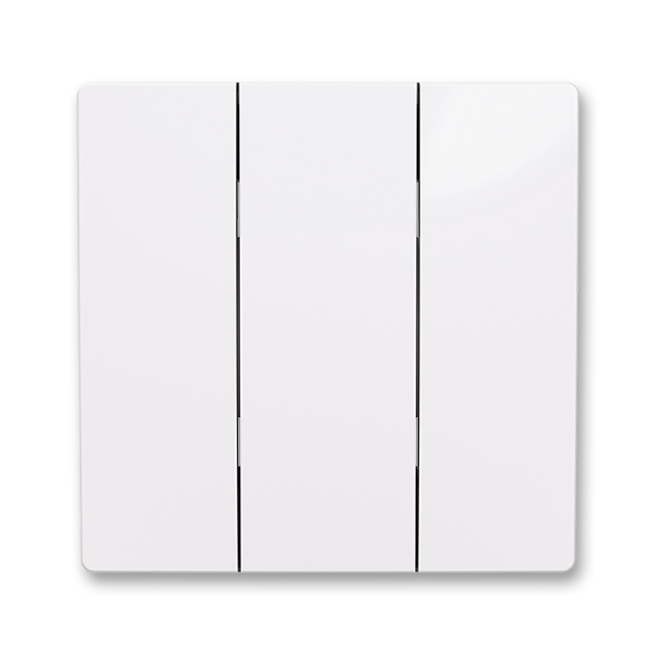 Kryt spínač trojitý ABB Zoni bílá ABB