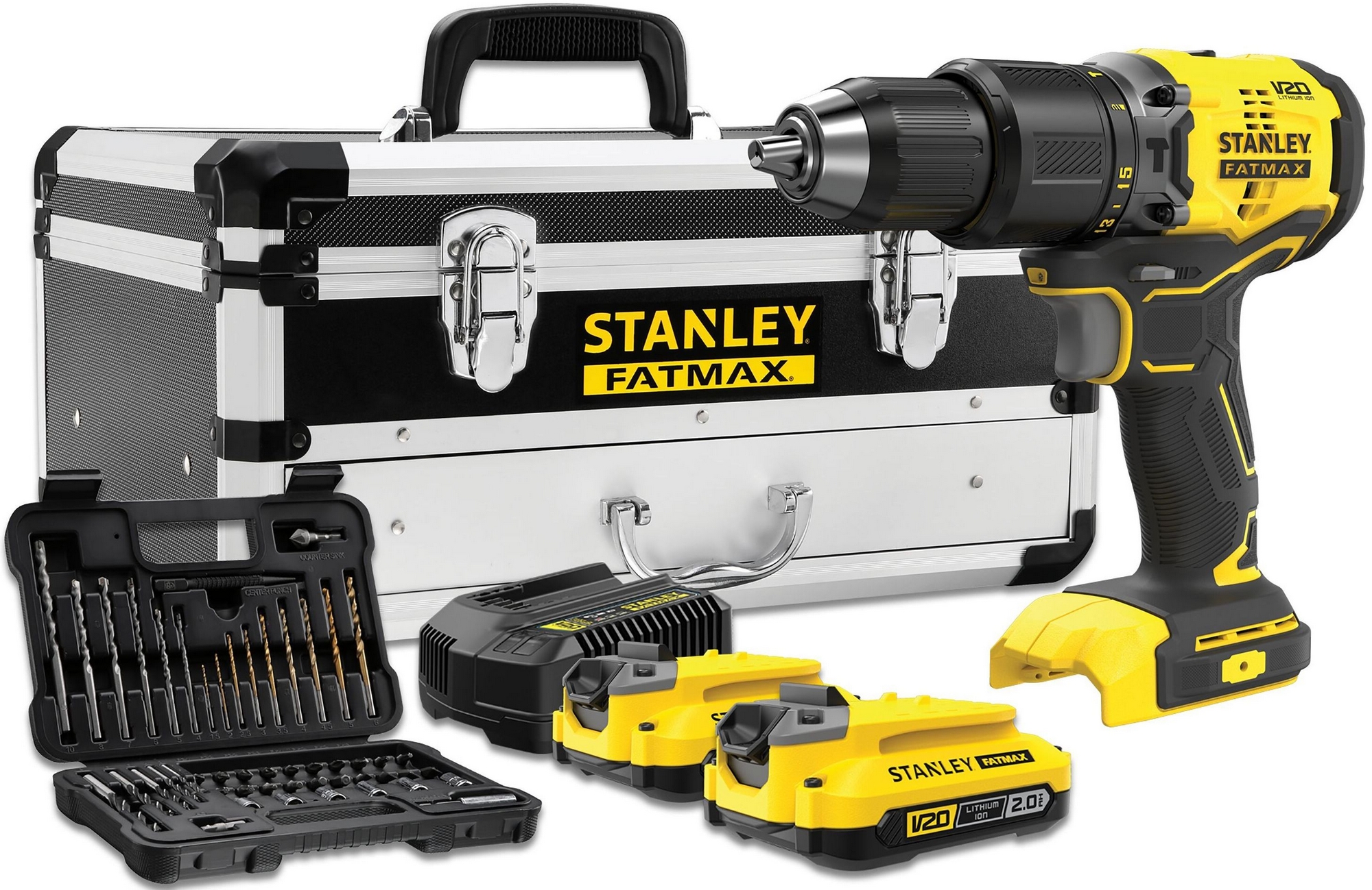 Šroubovák vrtací s příkl. AKU Stanley FatMax SFMCD715D2F-QW Stanley FatMax