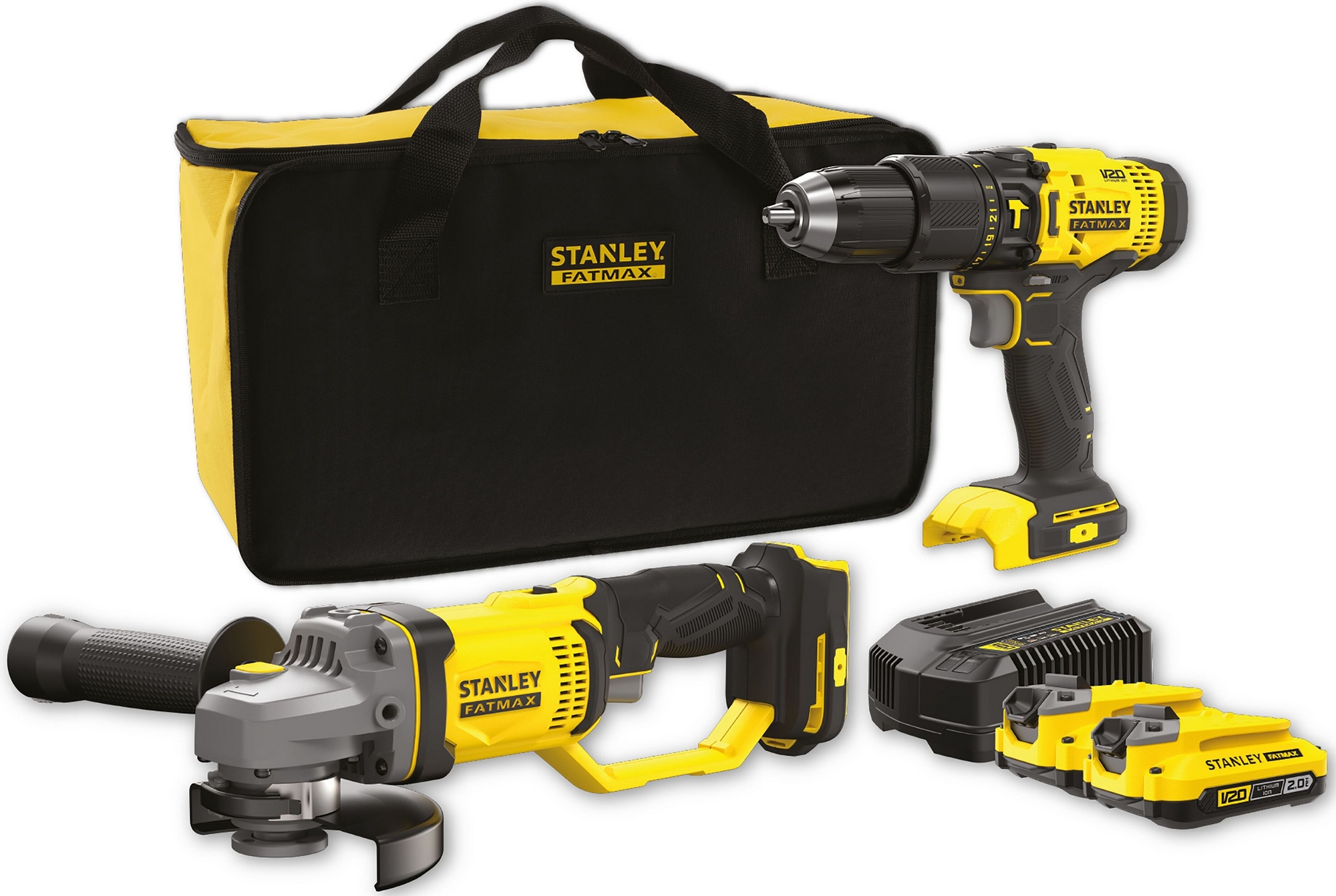 Sada AKU šroubovák + bruska Stanley FatMax SFMCK471D2S Stanley FatMax