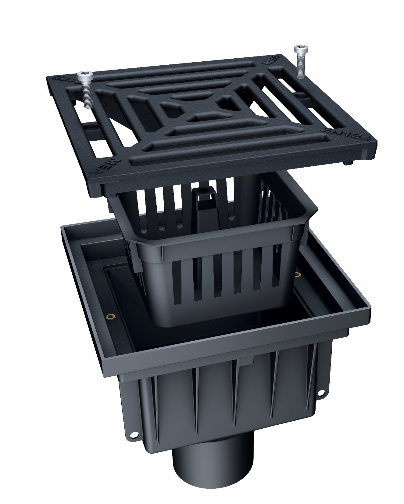 Dvorní vpust s roštem