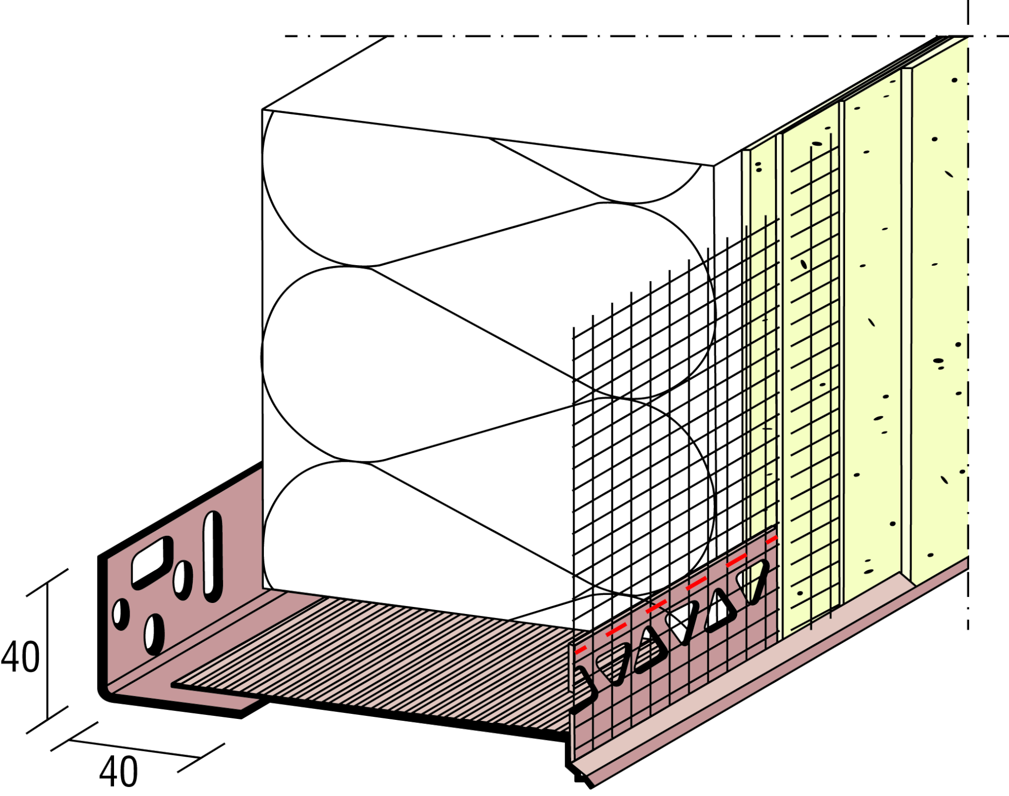 Lišta soklová montážní Retek 160 mm RETEK