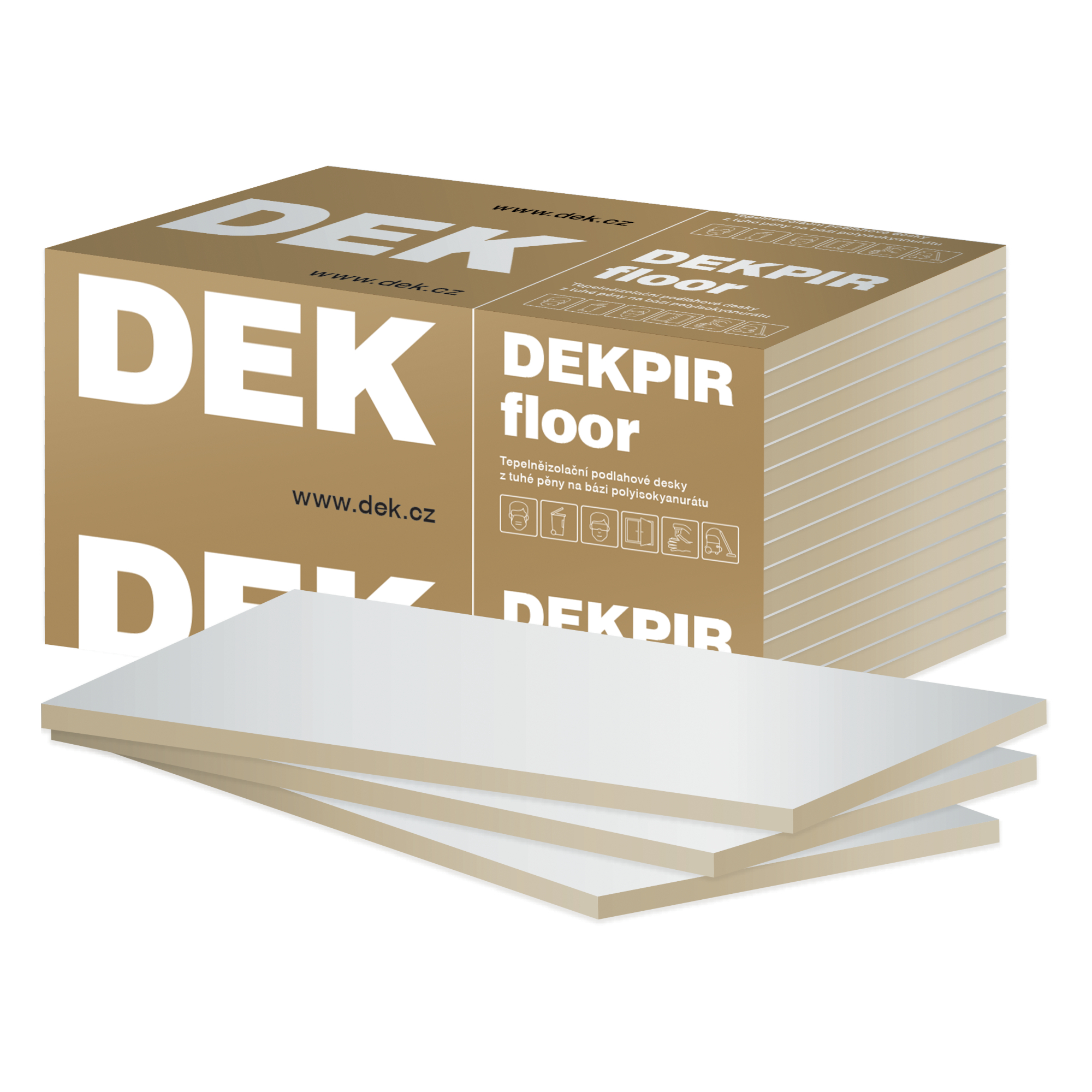Tepelná izolace DEKPIR Floor 022 40 mm (8