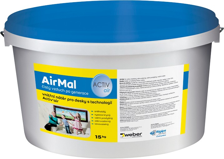 Nátěr vnitřní Weber AirMal BI00 15 kg