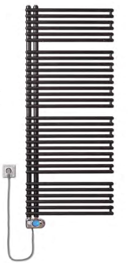 Radiátor trubkový elektrický Thermal Trend HTO-EM 746×1126 mm antracit