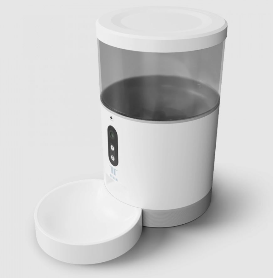 Dávkovač krmiva pro zvířecí mazlíčky Tesla Smart Pet Feeder Camera Tesla