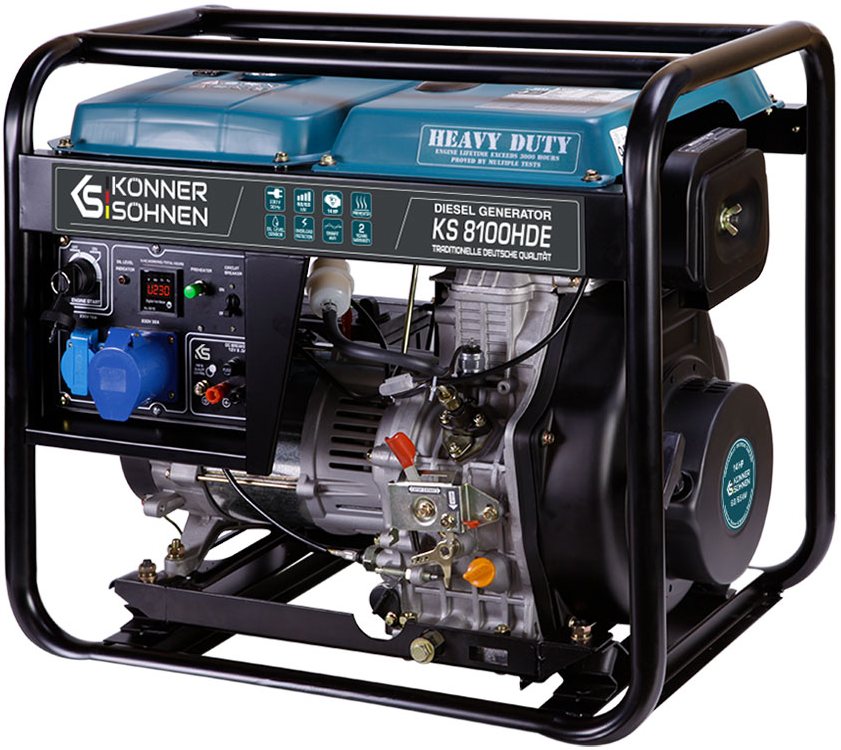 Elektrocentrála Könner & Söhnen KS 8100HDE (EURO V) Könner & Söhnen