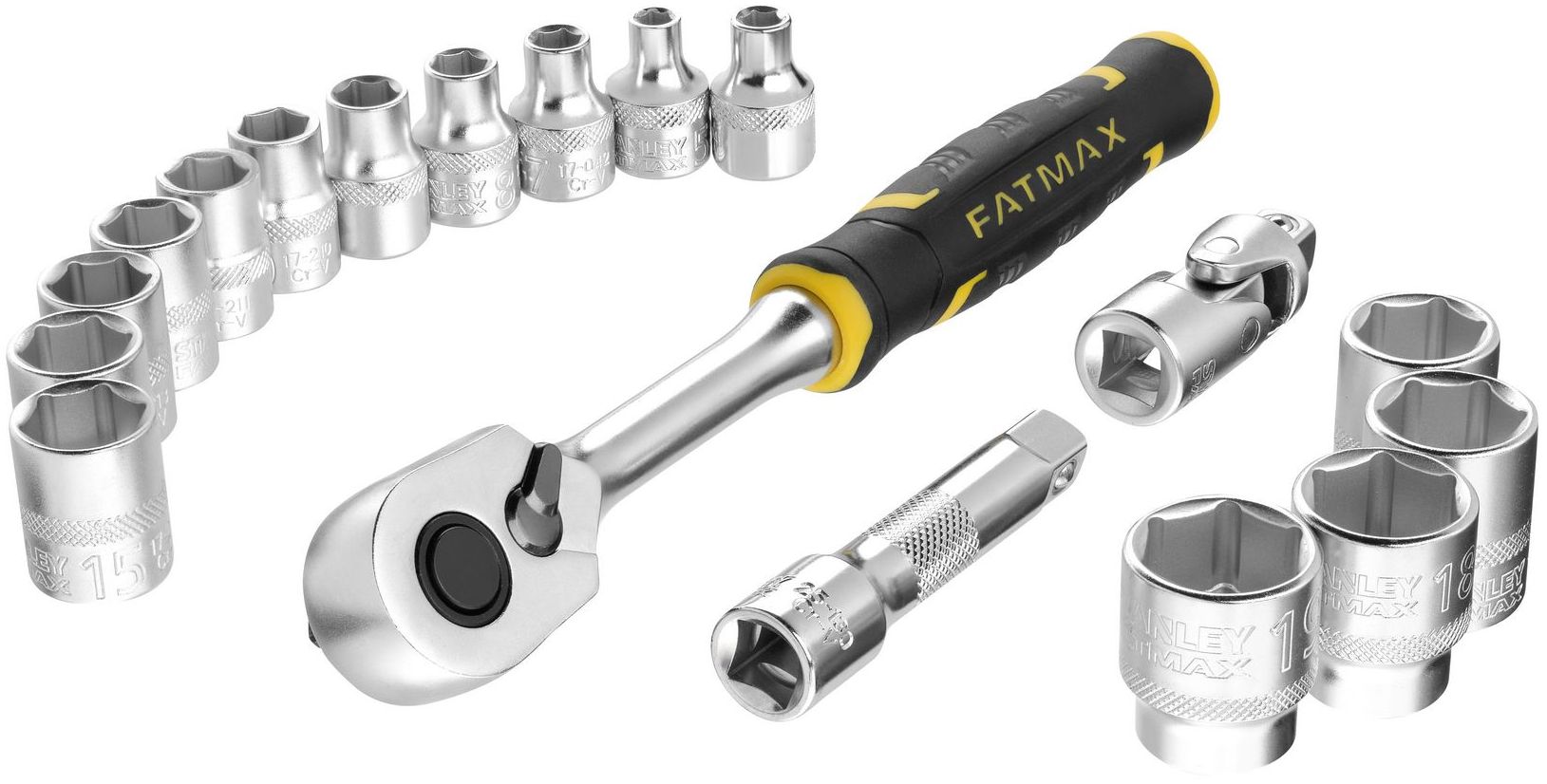 Sada nářadí Stanley FatMax FMMT98102-0 3/8˝ 18 ks Stanley FatMax