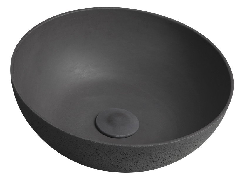 Umyvadlo betonové na desku Sapho Formigo 390 mm včetně výpusti