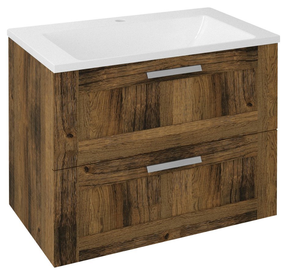 Skříňka umyvadlová 745×600×450 mm dub Collingwood AM075-1919