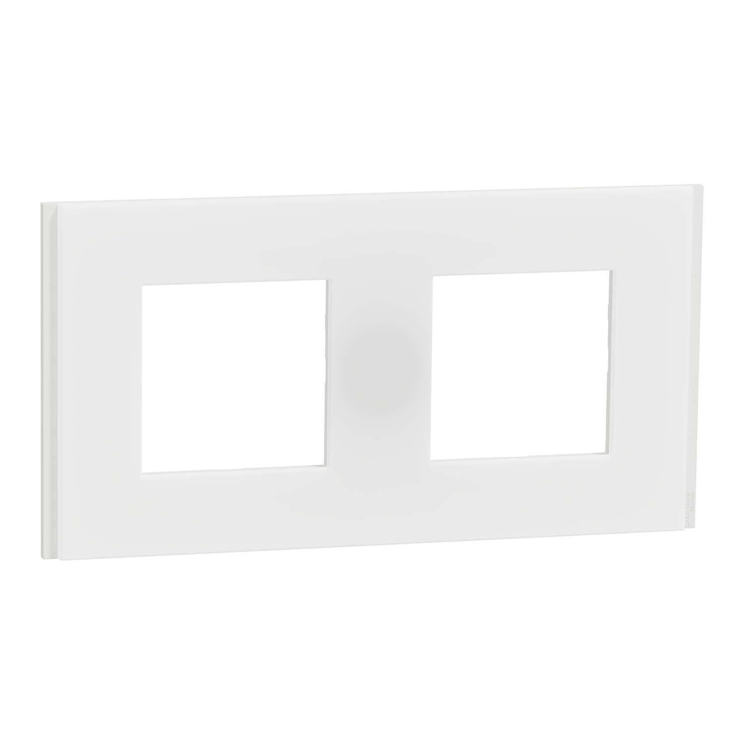 Rámeček Schneider Electric Unica Nová Deco Materials dvojnásobná translucent white Schneider Electric