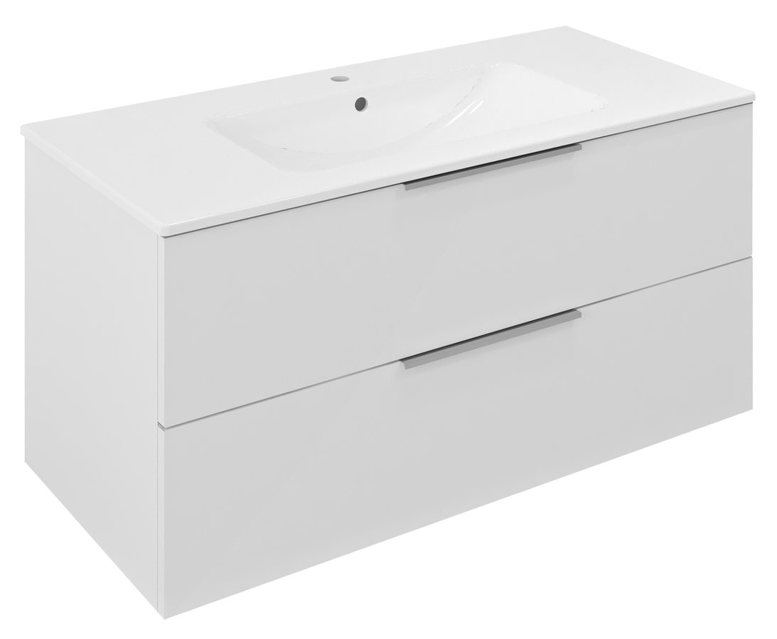 Skříňka umyvadlová 998×520×460 mm bílá lesk CR100-3030