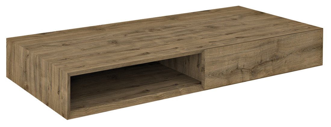 Skříňka umyvadlová 1 000×140×480 mm dub