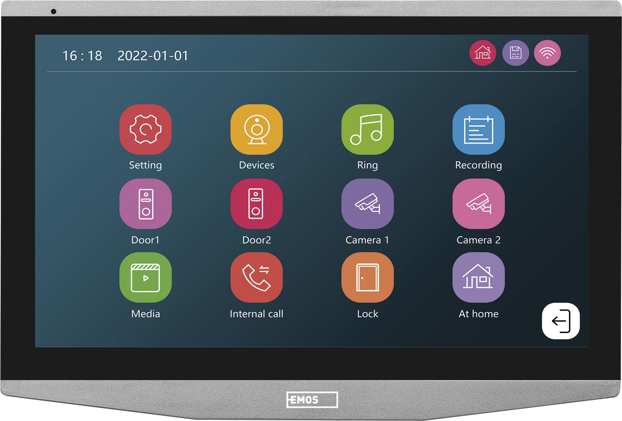 Videotelefon obrazovka Emos GoSmart IP-750B Emos