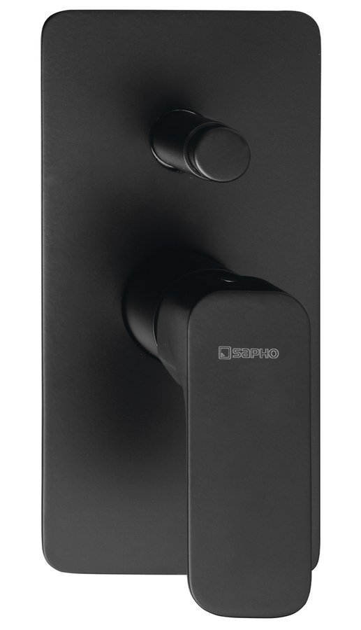 Baterie sprchová podomítková SaphoSpy PY42/15 2 výstupy černá mat