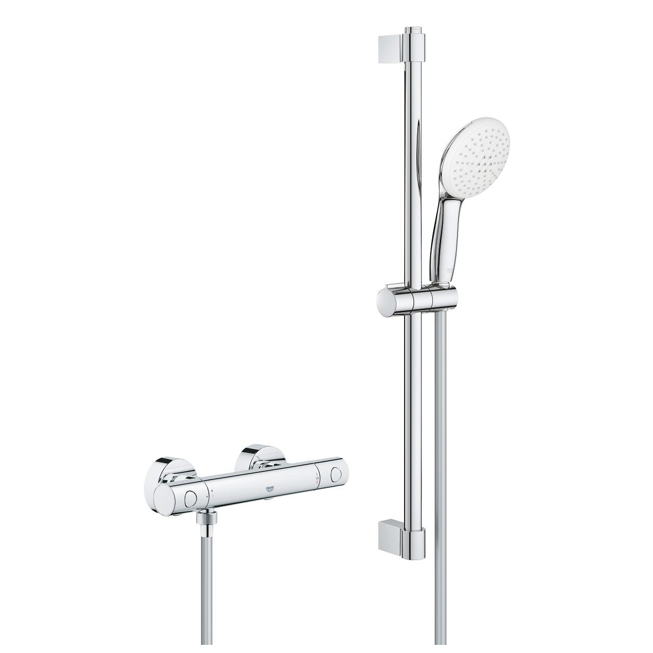 Baterie sprchová termostatická Grohe Grohtherm 800 Cosmopolitan se sprchovým setem 34768001 GROHE