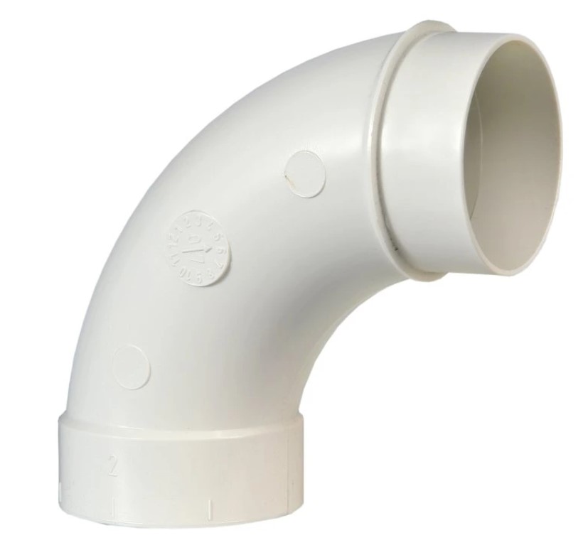 Oblouk 90 ° k trubkám M/F