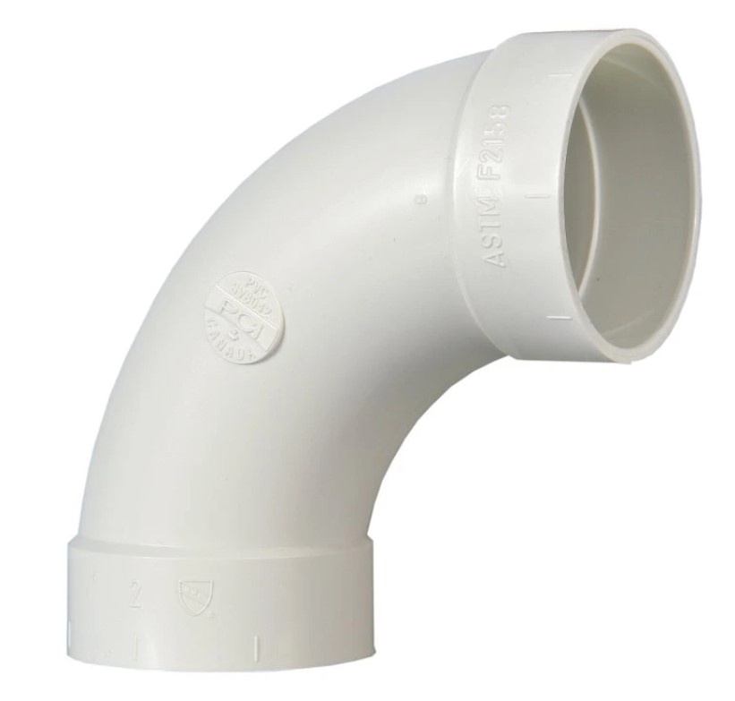 Oblouk 90 ° k trubkám F/F