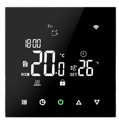 Termostat prostorový Elektrobock PT740B-EI WIFI černý ELEKTROBOCK