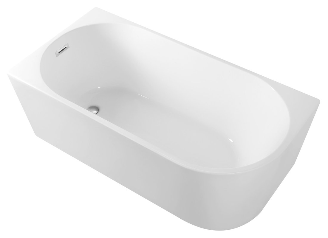 Vana akrylátová Aqualine Tibera L 150×75 cm levá AQUALINE